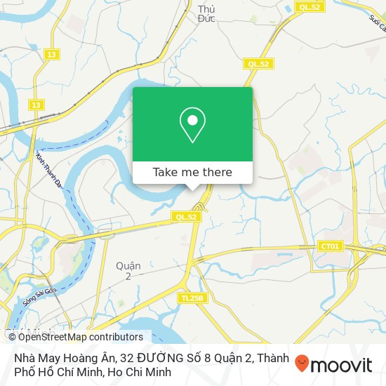 Nhà May Hoàng Ân, 32 ĐƯỜNG Số 8 Quận 2, Thành Phố Hồ Chí Minh map