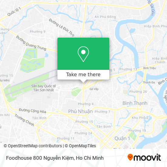 Foodhouse 800 Nguyễn Kiệm map