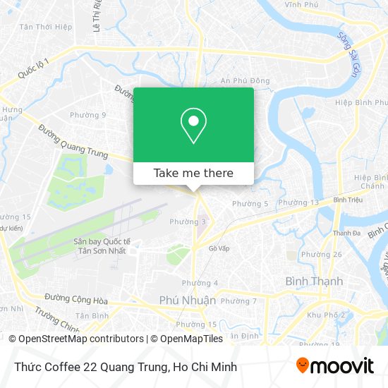 Thức Coffee 22 Quang Trung map