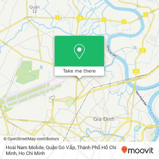 Hoài Nam Mobile, Quận Gò Vấp, Thành Phố Hồ Chí Minh map