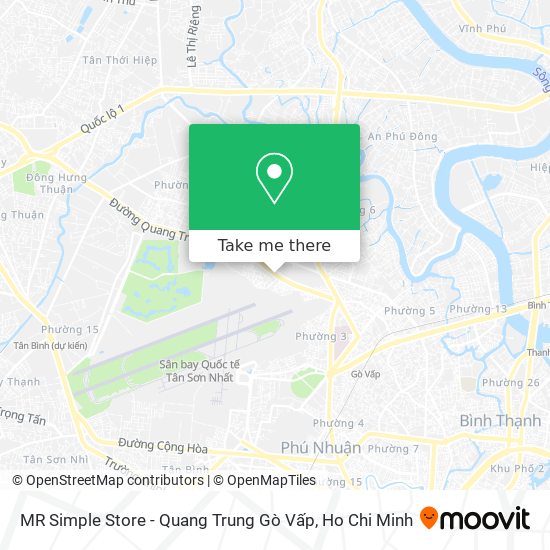 MR Simple Store - Quang Trung Gò Vấp map