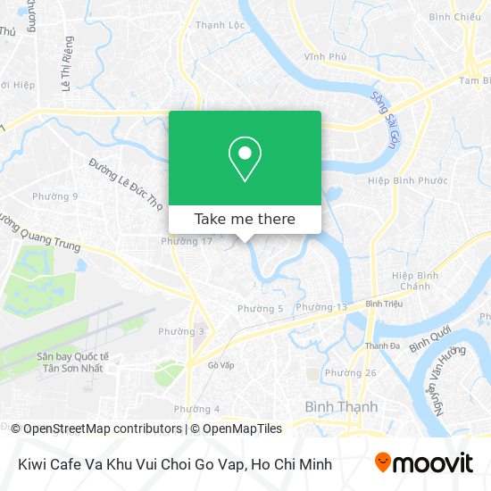 Kiwi Cafe Va Khu Vui Choi Go Vap map