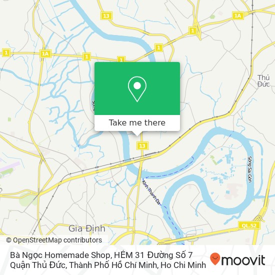 Bà Ngọc Homemade Shop, HẺM 31 Đường Số 7 Quận Thủ Đức, Thành Phố Hồ Chí Minh map