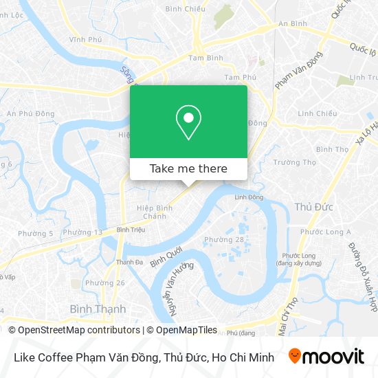 Like Coffee Phạm Văn Đồng, Thủ Đức map
