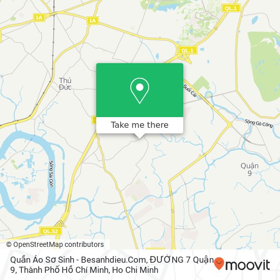 Quần Áo Sơ Sinh - Besanhdieu.Com, ĐƯỜNG 7 Quận 9, Thành Phố Hồ Chí Minh map
