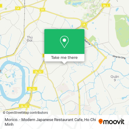Morico. - Modern Japanese Restaurant Cafe map