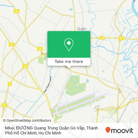 Mkei, ĐƯỜNG Quang Trung Quận Gò Vấp, Thành Phố Hồ Chí Minh map