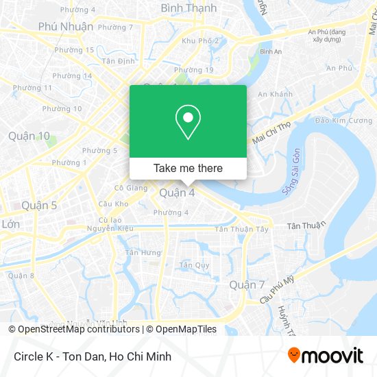 Circle K - Ton Dan map