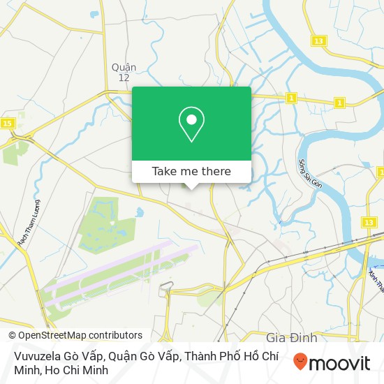 Vuvuzela Gò Vấp, Quận Gò Vấp, Thành Phố Hồ Chí Minh map