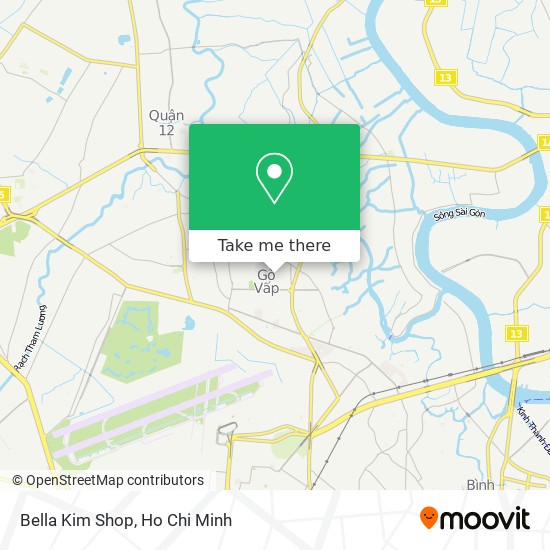 Bella Kim Shop map