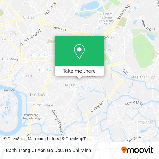 Bánh Tráng Út Yến Gò Dầu map
