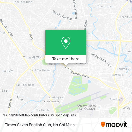 Times Seven English Club map