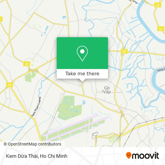 Kem Dừa Thái map