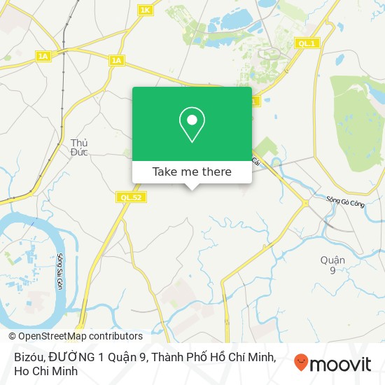 Bizóu, ĐƯỜNG 1 Quận 9, Thành Phố Hồ Chí Minh map
