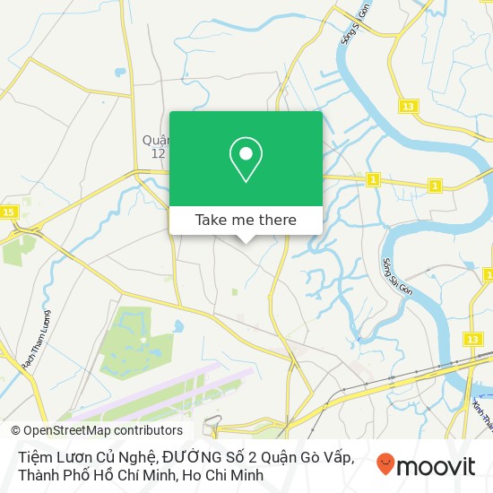 Tiệm Lươn Củ Nghệ, ĐƯỜNG Số 2 Quận Gò Vấp, Thành Phố Hồ Chí Minh map