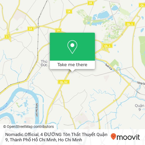 Nomadic.Official, 4 ĐƯỜNG Tôn Thất Thuyết Quận 9, Thành Phố Hồ Chí Minh map