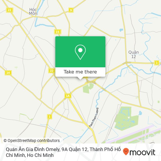 Quán Ăn Gia Đình Omely, 9A Quận 12, Thành Phố Hồ Chí Minh map