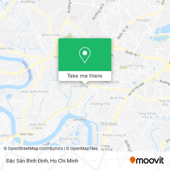 Đặc Sản Bình Định map