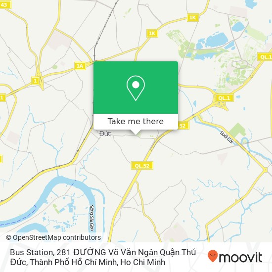 Bus Station, 281 ĐƯỜNG Võ Văn Ngân Quận Thủ Đức, Thành Phố Hồ Chí Minh map