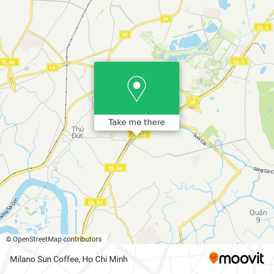 Milano Sun Coffee map