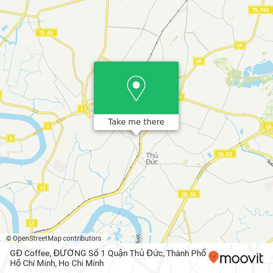 GĐ Coffee, ĐƯỜNG Số 1 Quận Thủ Đức, Thành Phố Hồ Chí Minh map