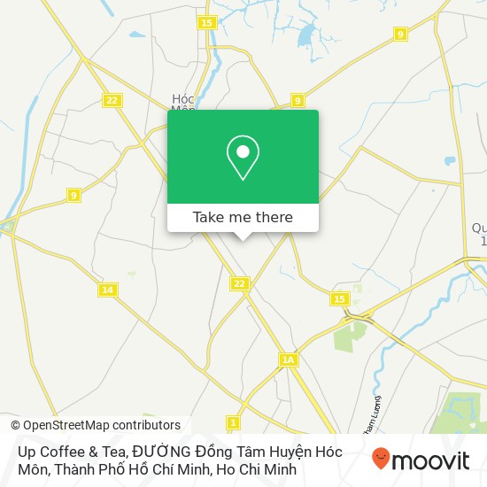 Up Coffee & Tea, ĐƯỜNG Đồng Tâm Huyện Hóc Môn, Thành Phố Hồ Chí Minh map
