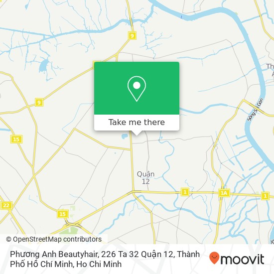 Phương Anh Beautyhair, 226 Ta 32 Quận 12, Thành Phố Hồ Chí Minh map