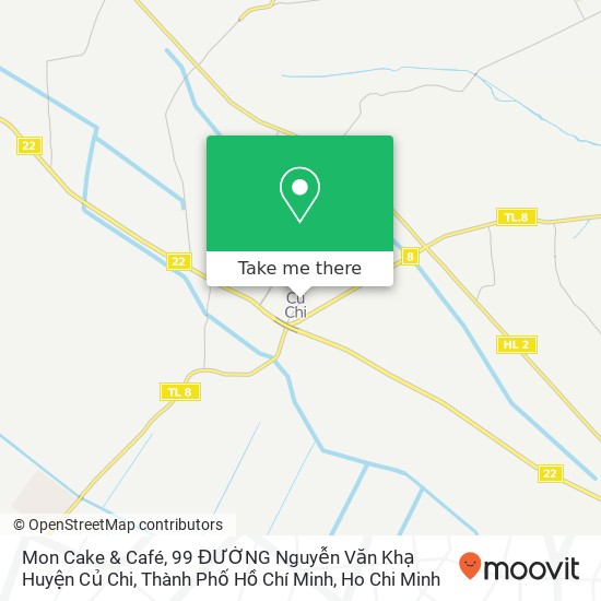 Mon Cake & Café, 99 ĐƯỜNG Nguyễn Văn Khạ Huyện Củ Chi, Thành Phố Hồ Chí Minh map