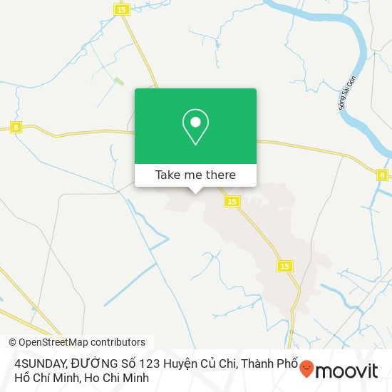4SUNDAY, ĐƯỜNG Số 123 Huyện Củ Chi, Thành Phố Hồ Chí Minh map