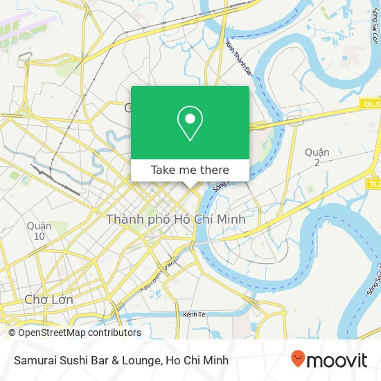 Samurai Sushi Bar & Lounge map