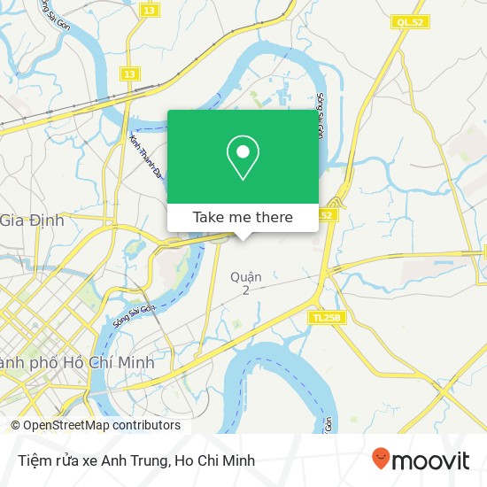 Tiệm rửa xe Anh Trung map