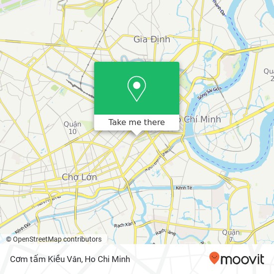 Cơm tấm Kiều Vân map