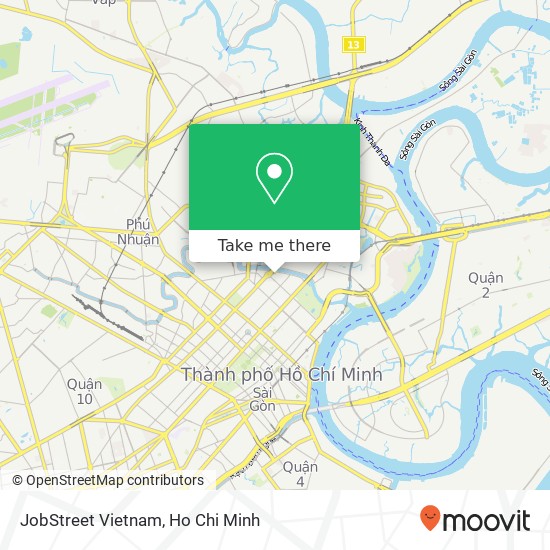 JobStreet Vietnam map