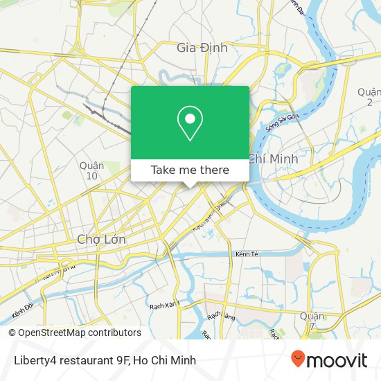 Liberty4 restaurant 9F map