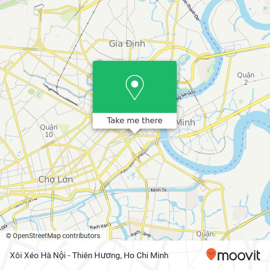 Xôi Xéo Hà Nội - Thiên Hương map