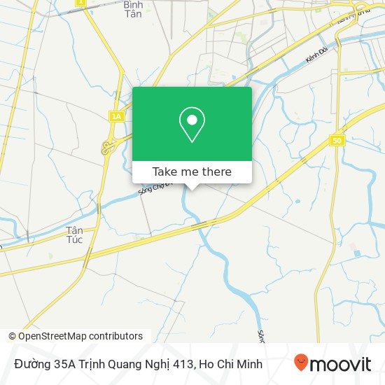 Đường 35A Trịnh Quang Nghị 413 map