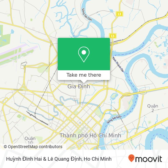 Huỳnh Đình Hai & Lê Quang Định map