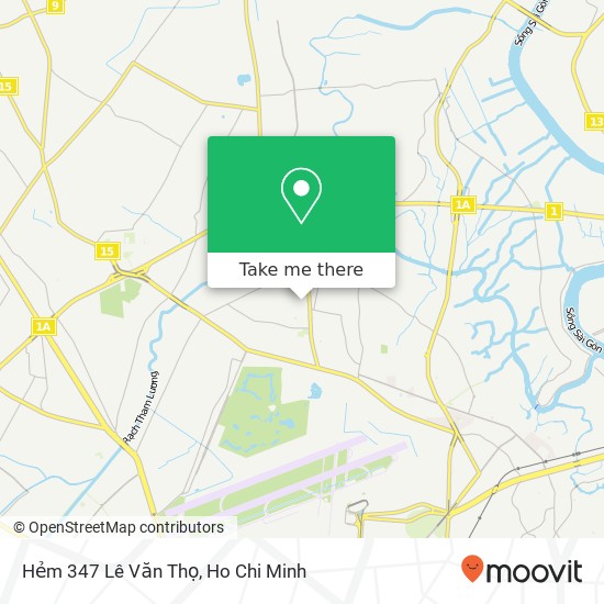 Hẻm 347 Lê Văn Thọ map
