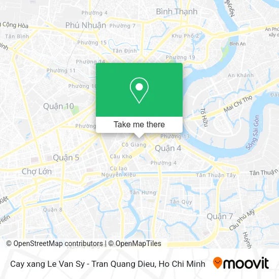 Cay xang Le Van Sy - Tran Quang Dieu map