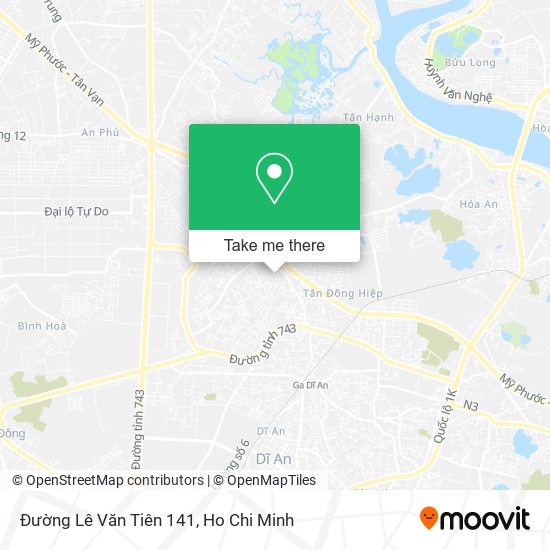 Đường Lê Văn Tiên 141 map