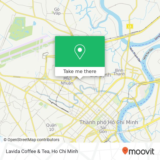 Lavida Coffee & Tea map