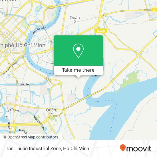Tan Thuan Industrial Zone map