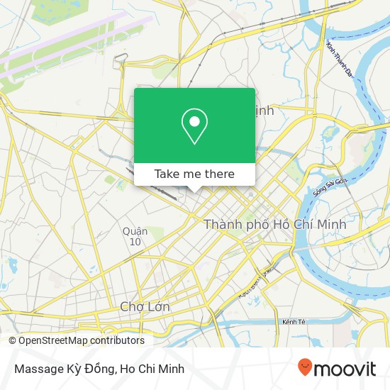 Massage Kỳ Đồng map