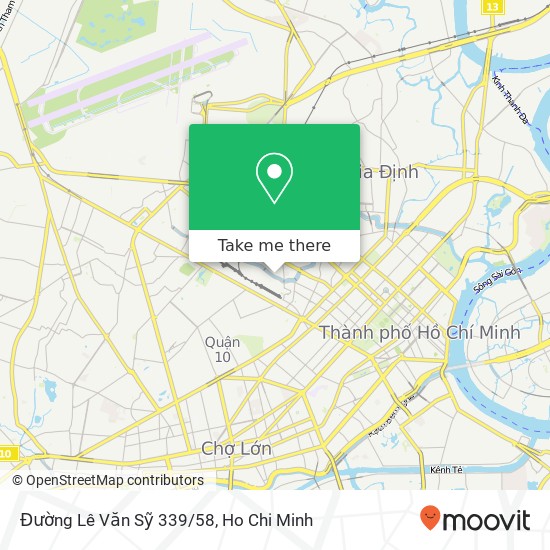 Đường Lê Văn Sỹ 339/58 map