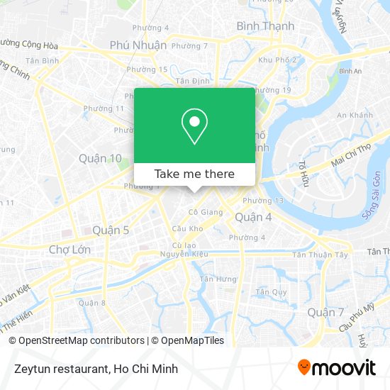 Zeytun restaurant map