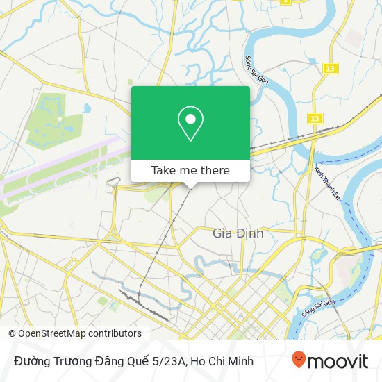 Đường Trương Đăng Quế 5/23A map