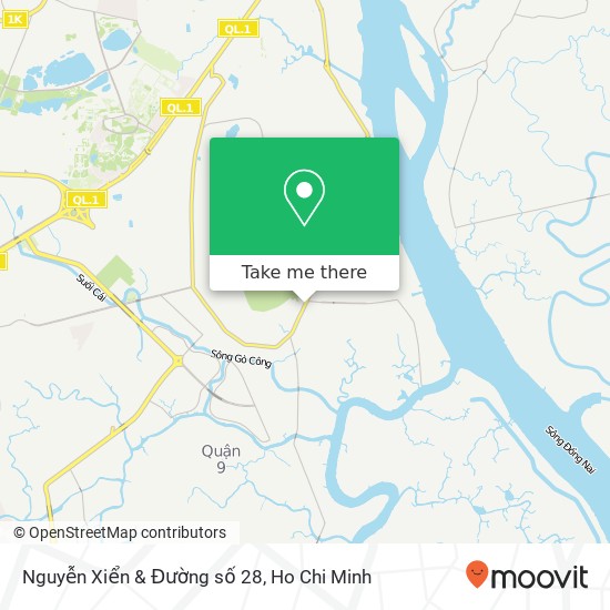 Nguyễn Xiển & Đường số 28 map