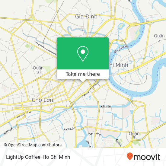 LightUp Coffee map