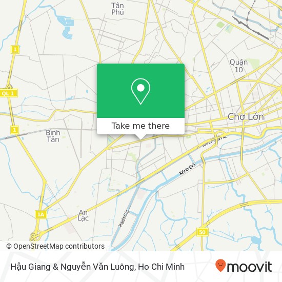 Hậu Giang & Nguyễn Văn Luông map
