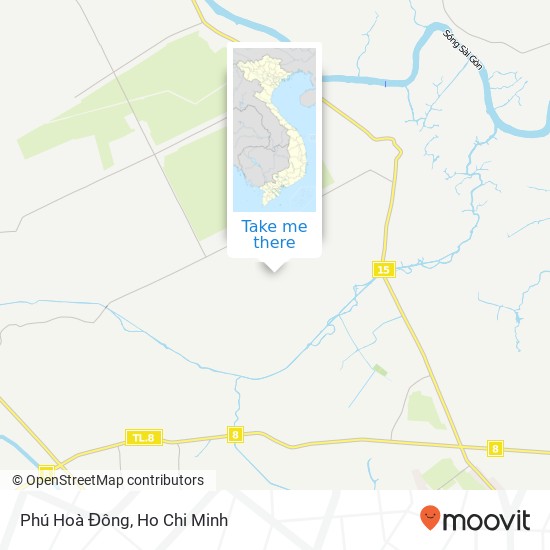 Phú Hoà Đông map
